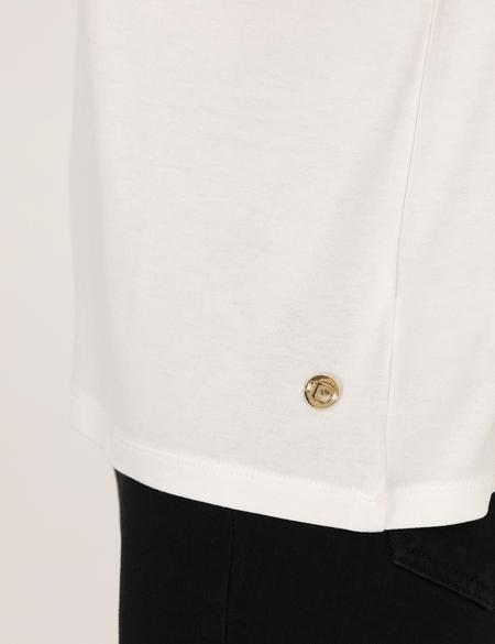 Ekru Comfort Fit Tişört - 50263464004