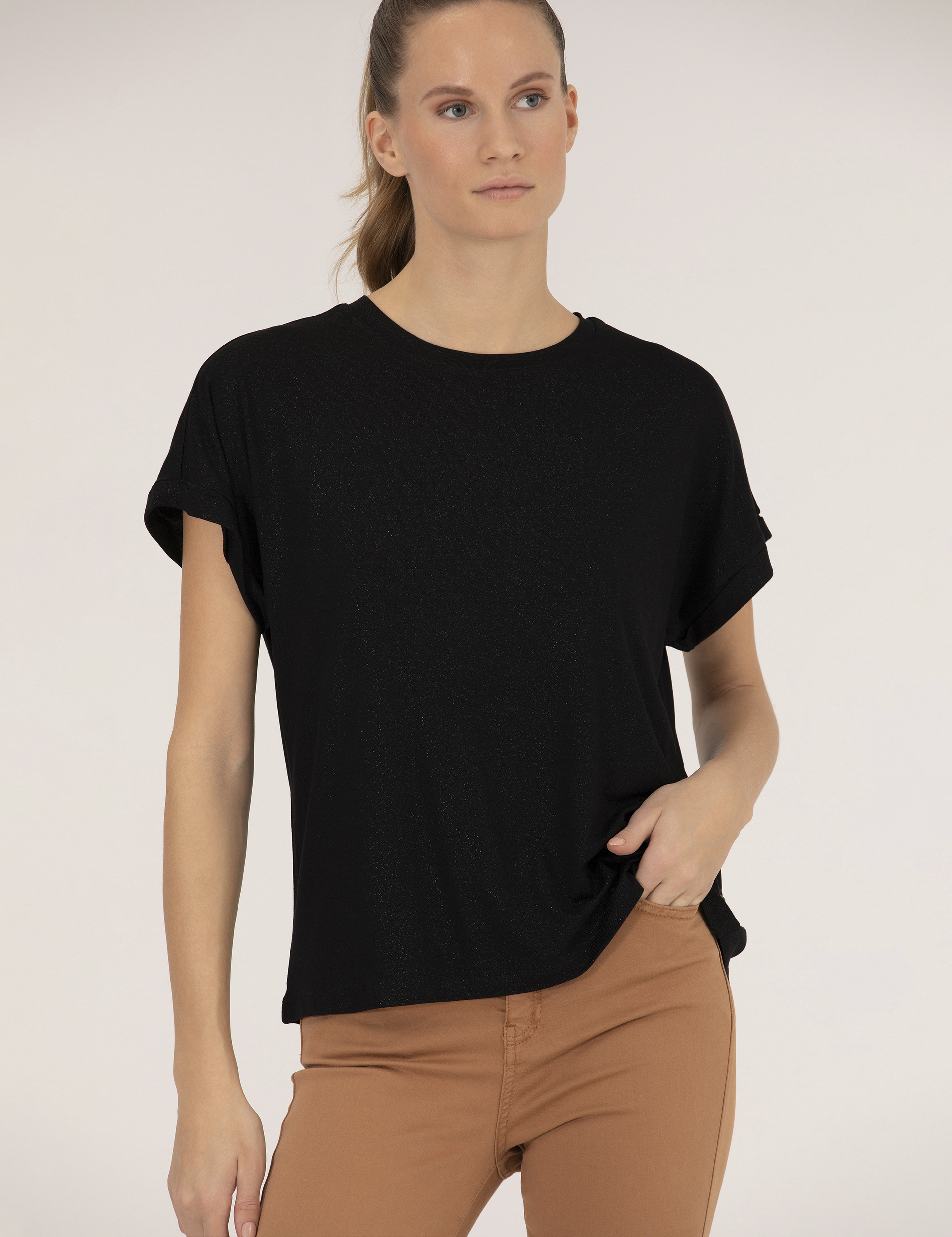 Siyah Comfort Fit Tişört - Image 2