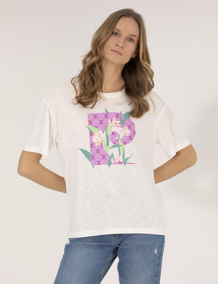 Beyaz Comfort Fit Tişört - 50263468005