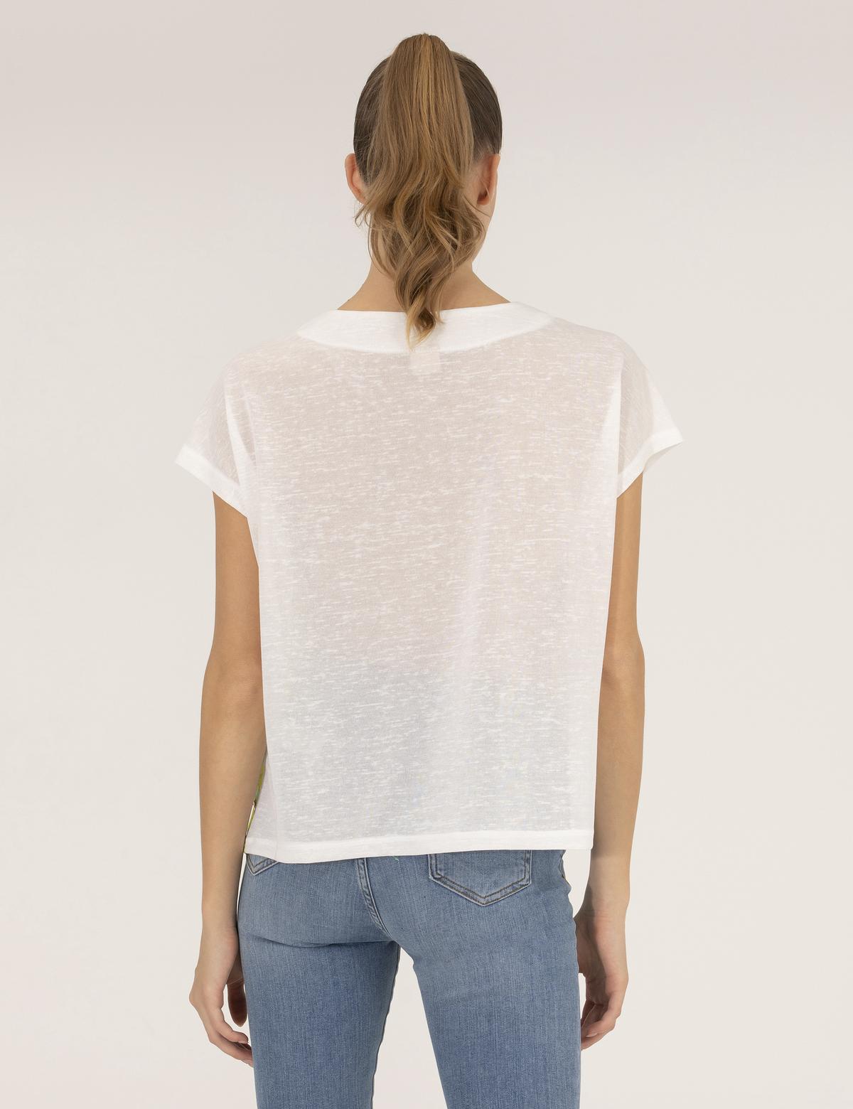 Beyaz Comfort Fit Tişört - 50263469005