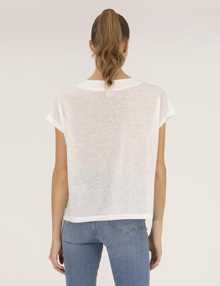 Beyaz Comfort Fit Tişört - 50263469005