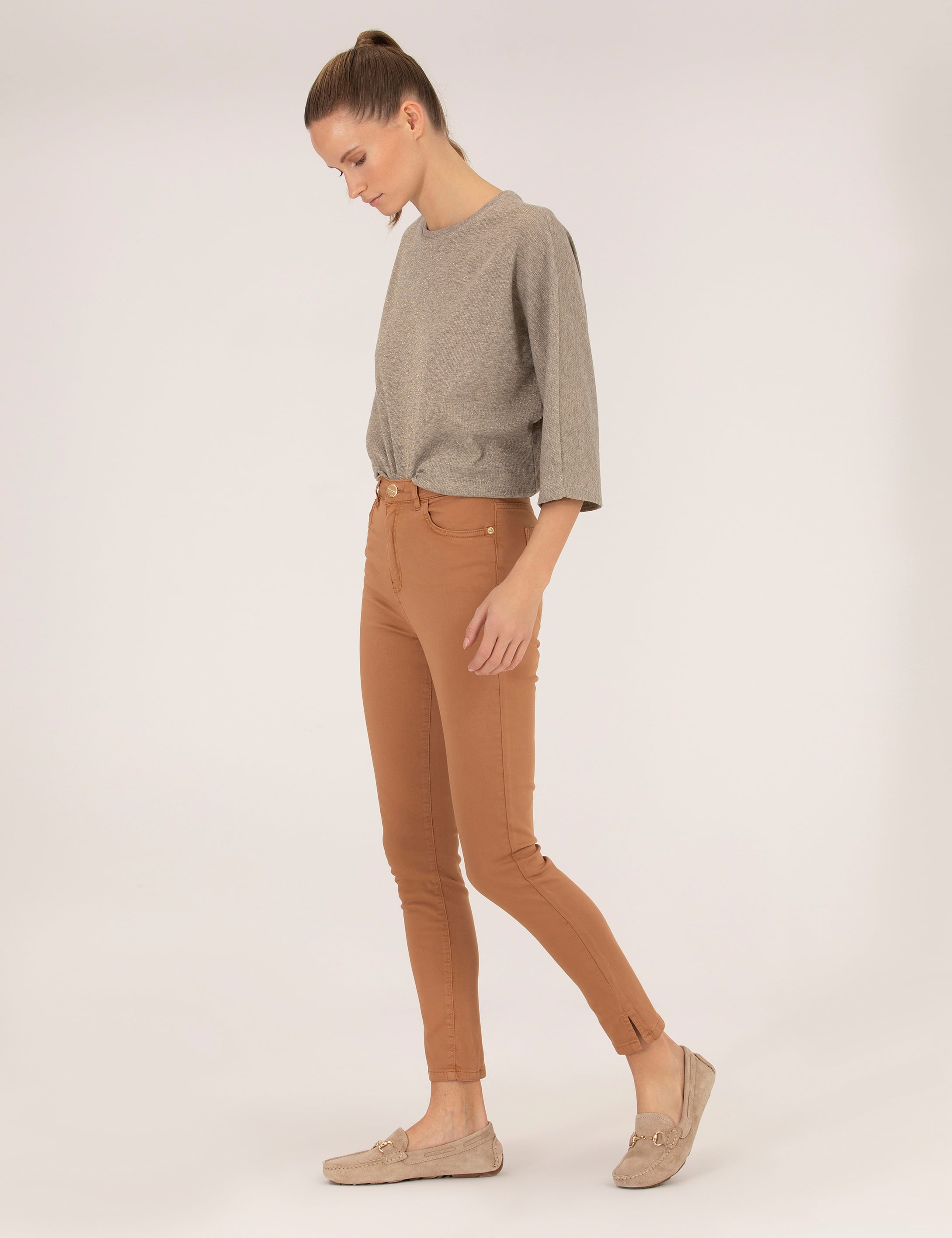 Camel Comfort Fit Tişört - Image 4