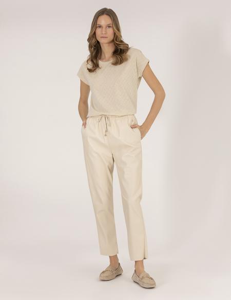 Bej Comfort Fit Tişört - 50267656008