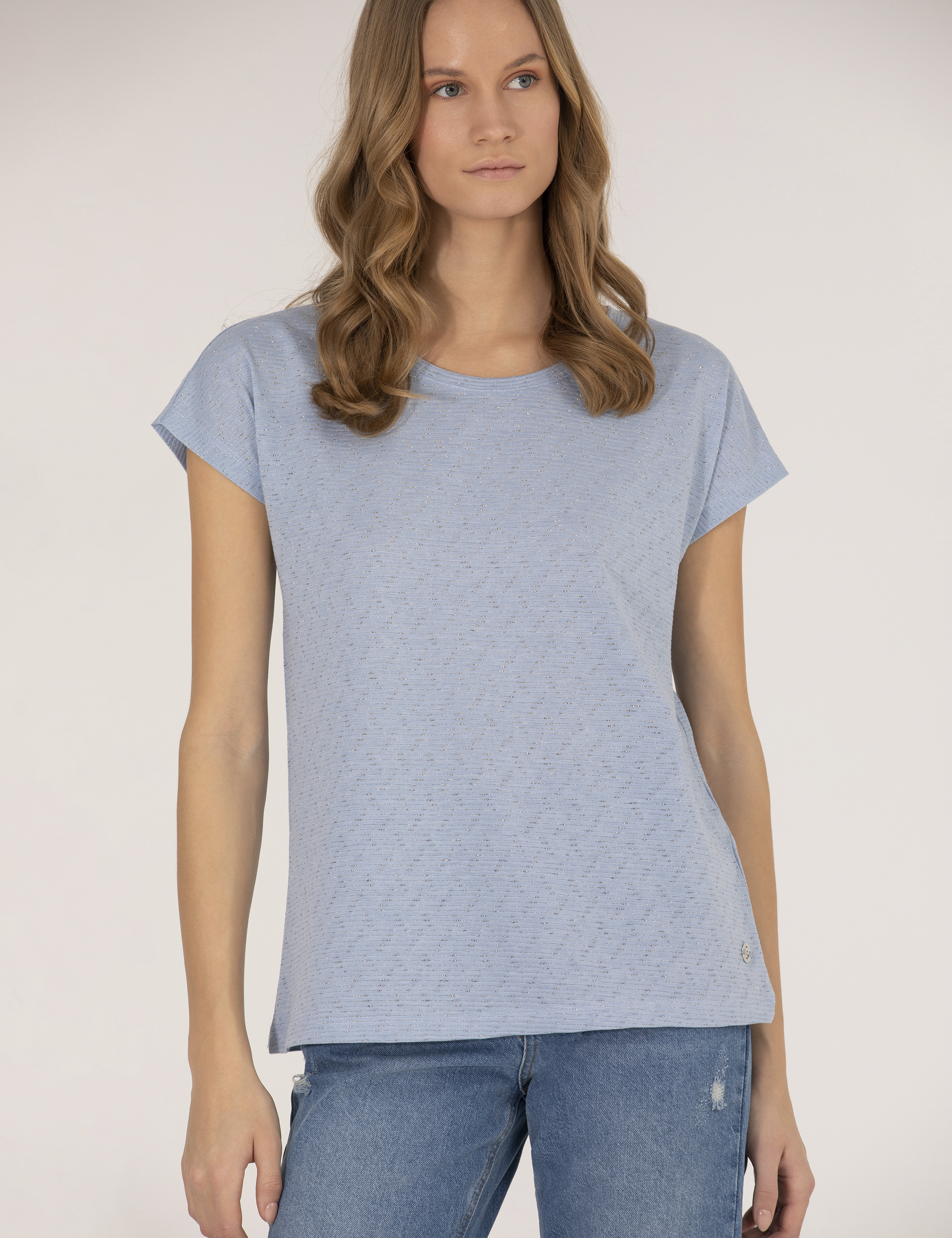 Mavi Comfort Fit Tişört - Image 3