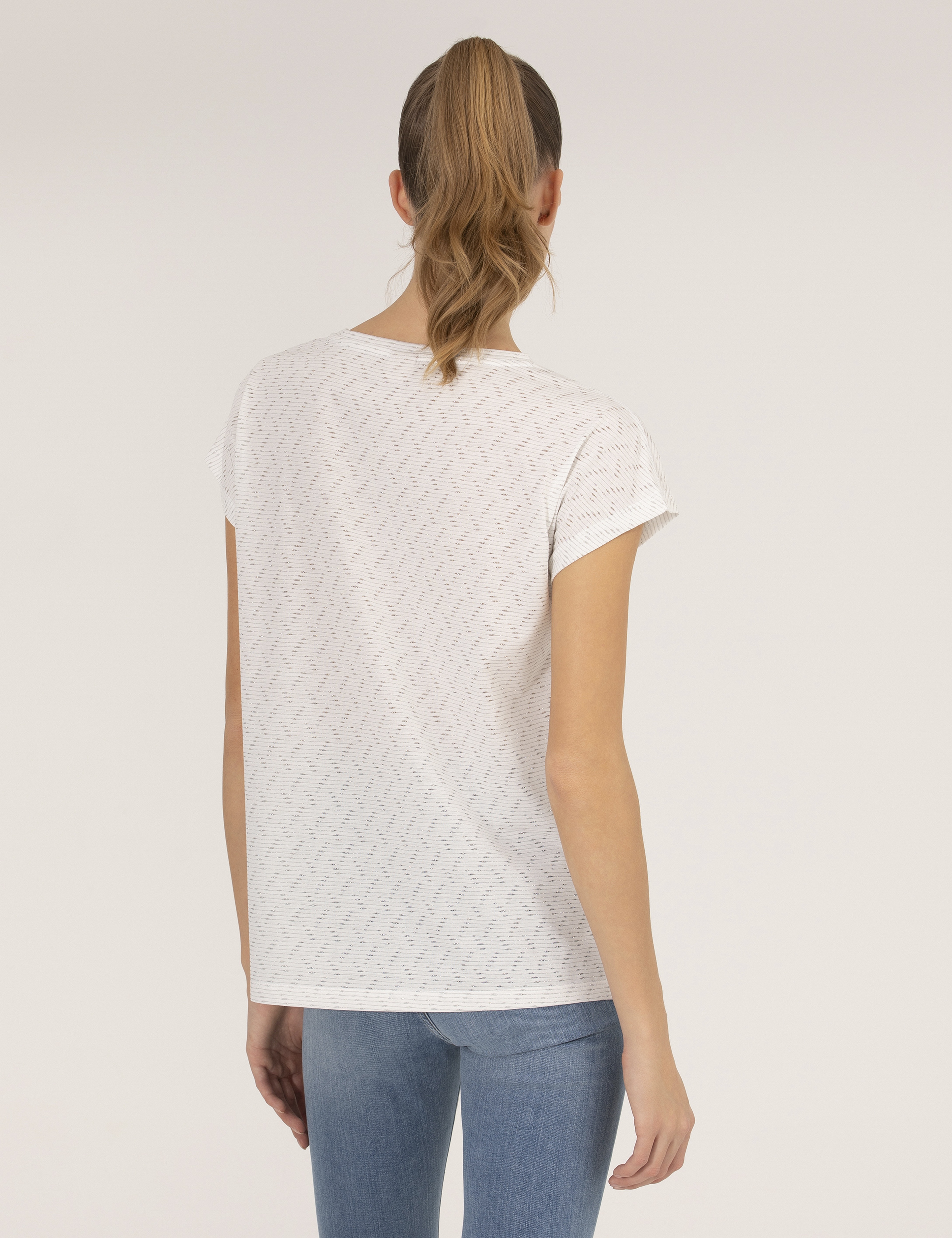 Ekru Comfort Fit Tişört