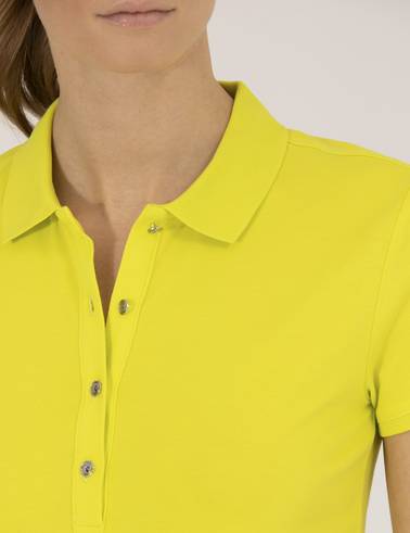 Yeşil Slim Fit Polo Yaka Basic Tişört