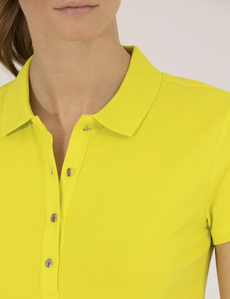 Yeşil Slim Fit Polo Yaka Basic Tişört