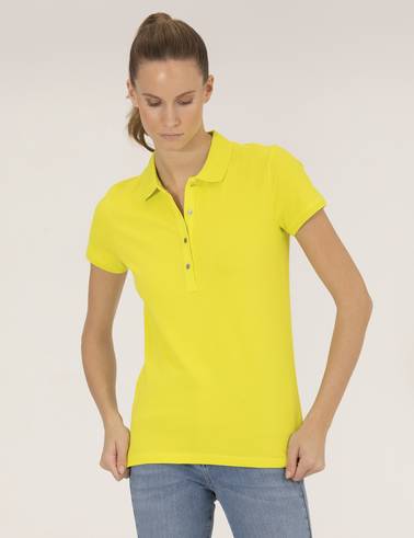 Yeşil Slim Fit Polo Yaka Basic Tişört