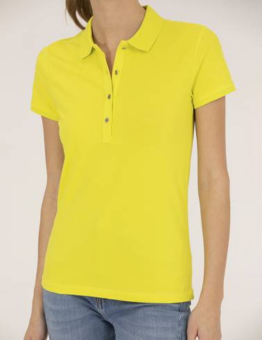 Yeşil Slim Fit Polo Yaka Basic Tişört