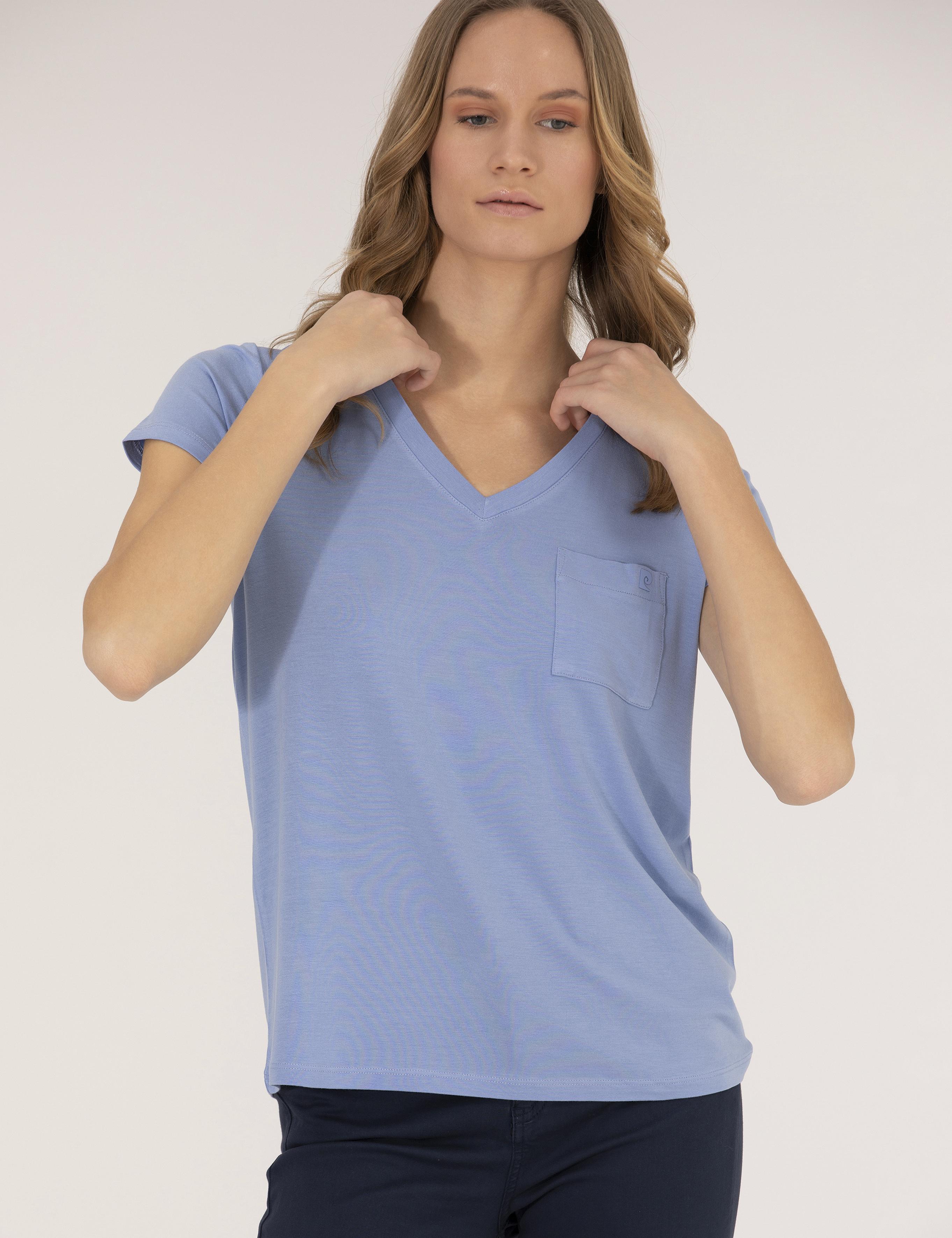 Mavi Comfort Fit V Yaka Basic Tişört