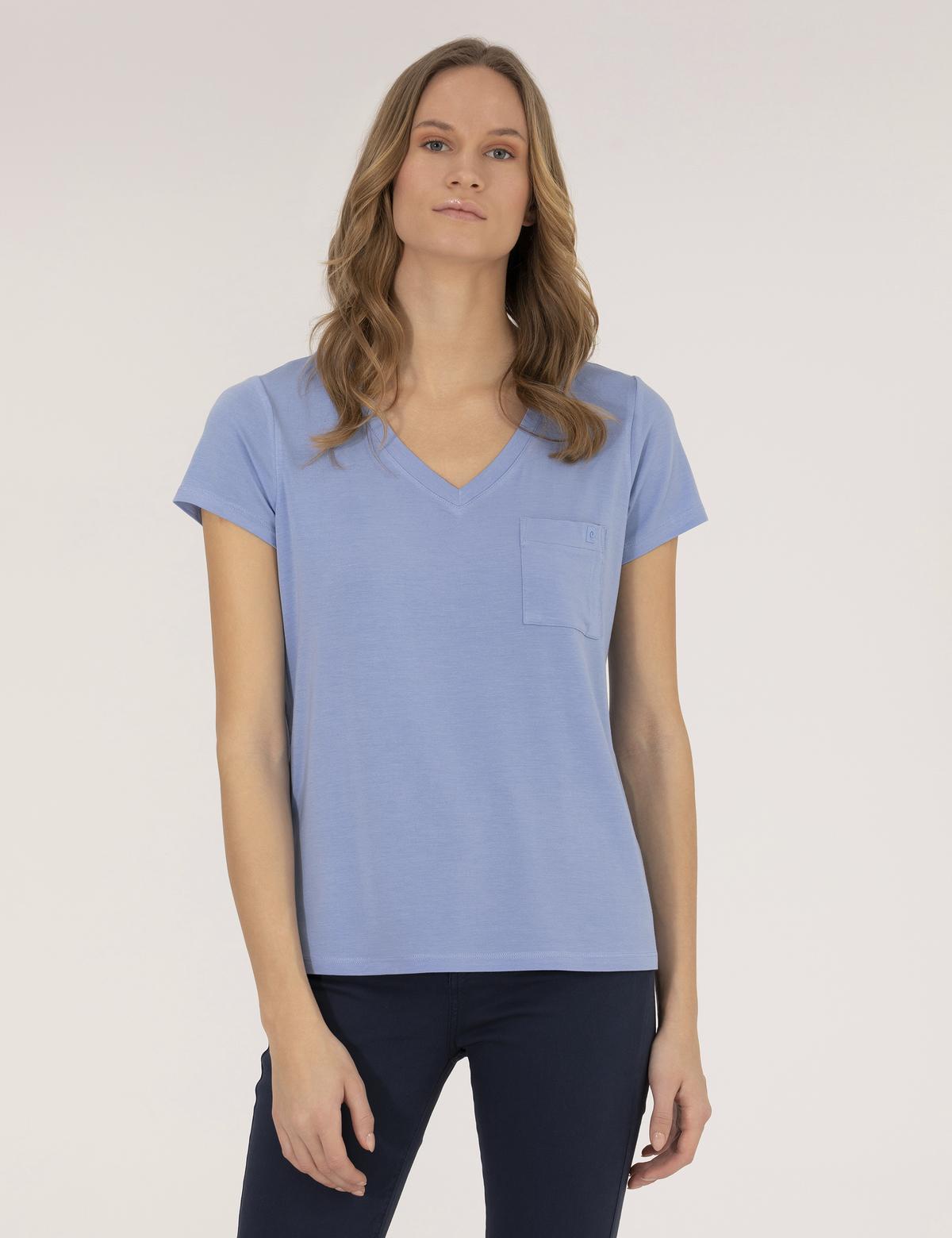 Mavi Comfort Fit V Yaka Basic Tişört