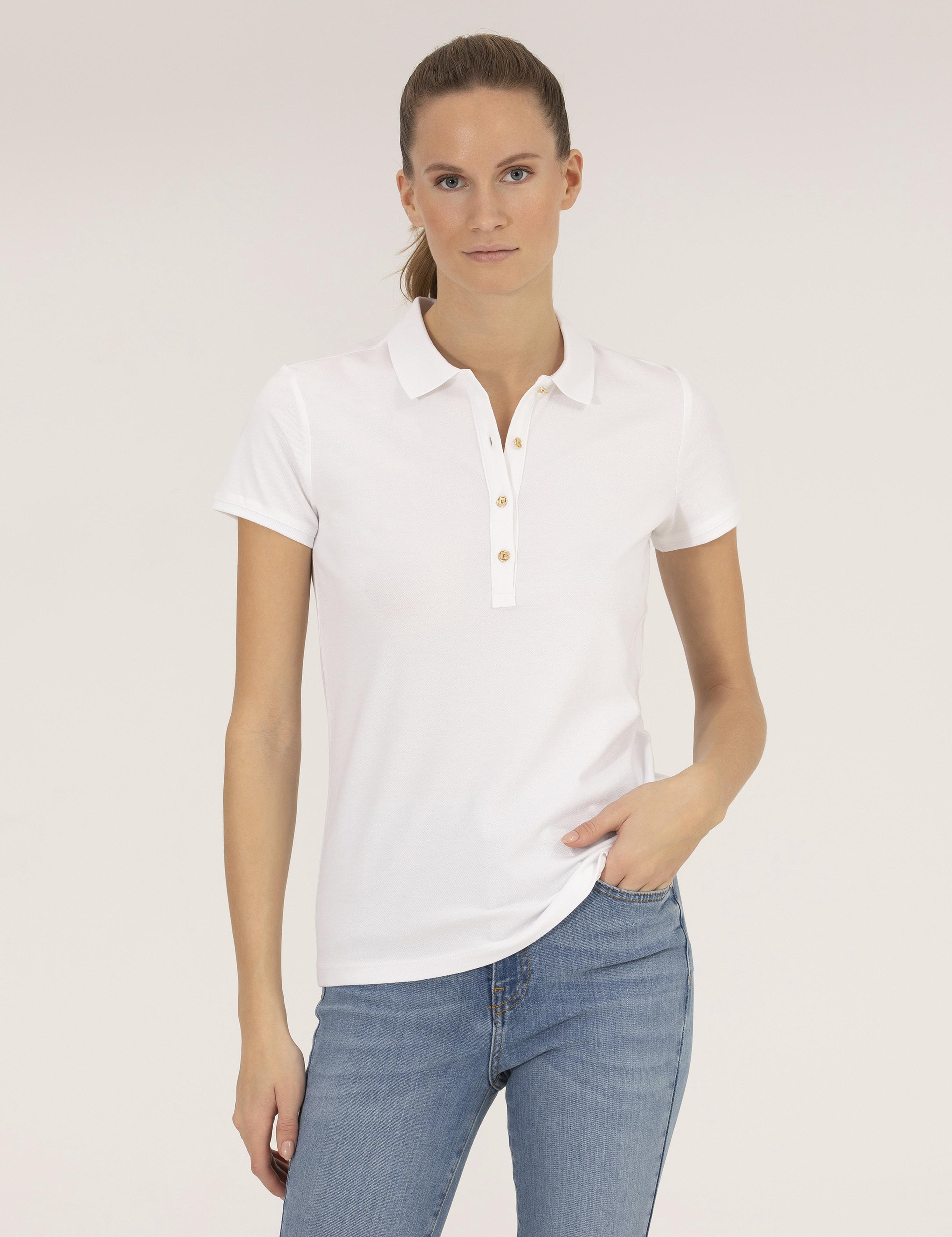 Beyaz Polo Yaka Slim Fit Tişört