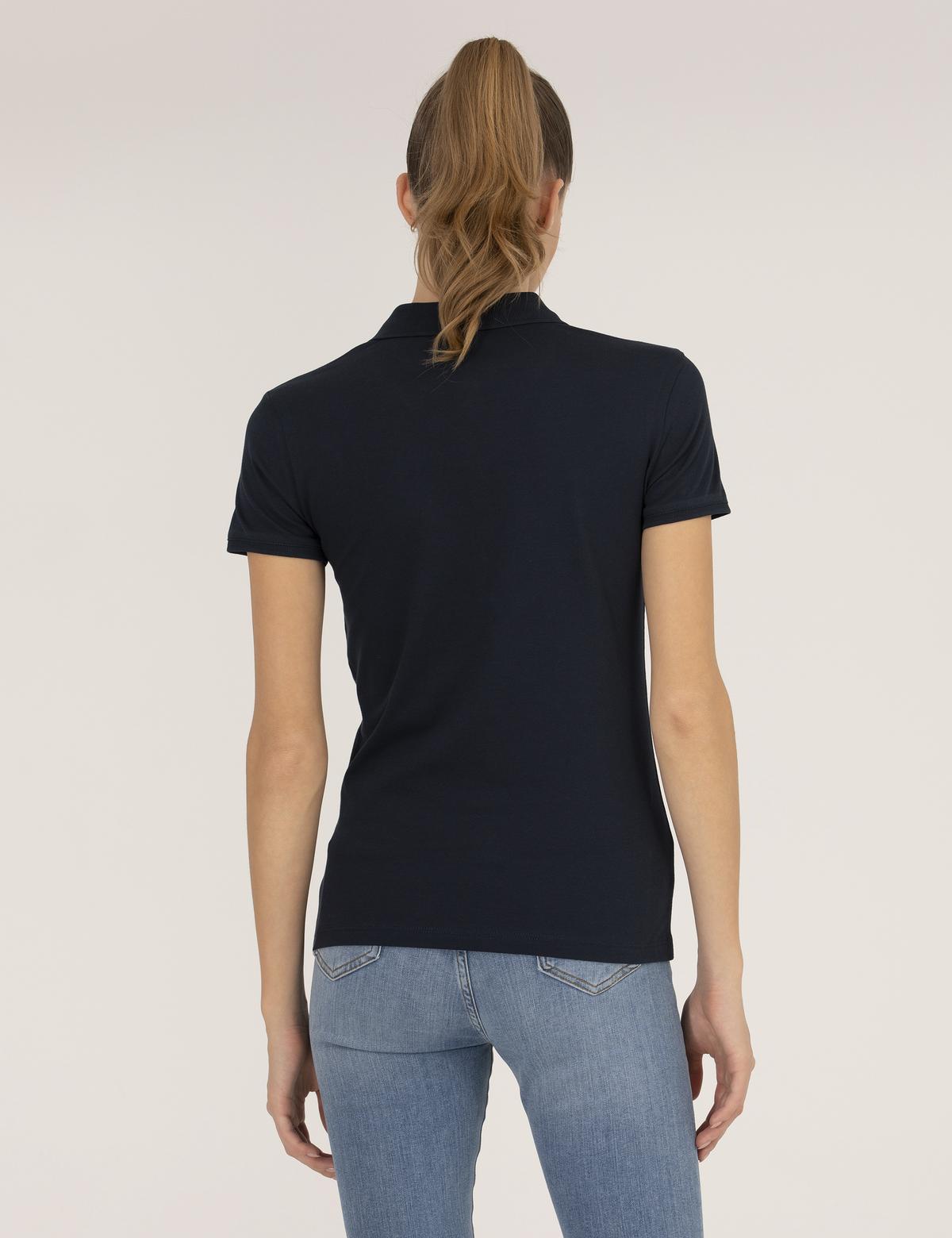 Lacivert Polo Yaka Slim Fit Tişört - 50273064017