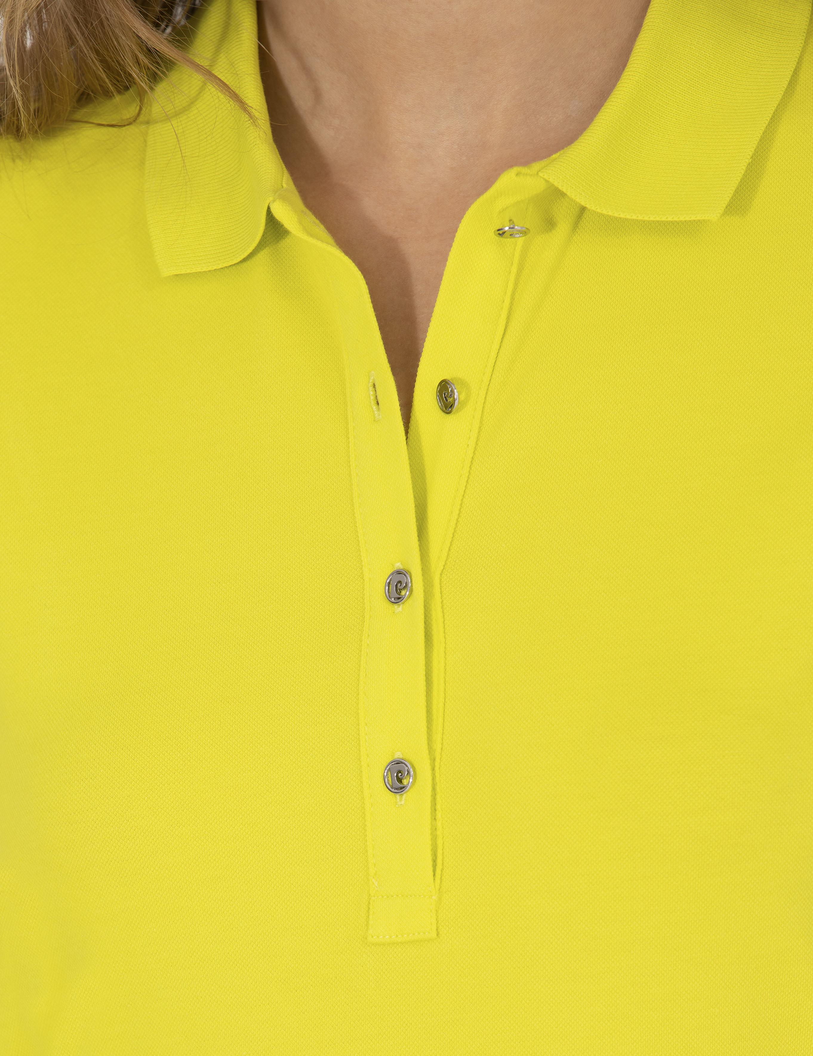 Sarı Polo Yaka Slim Fit Tişört