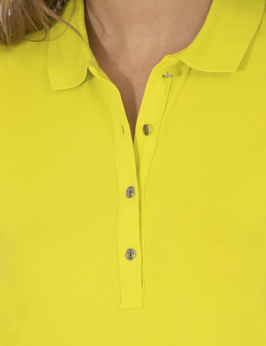 Sarı Polo Yaka Slim Fit Tişört