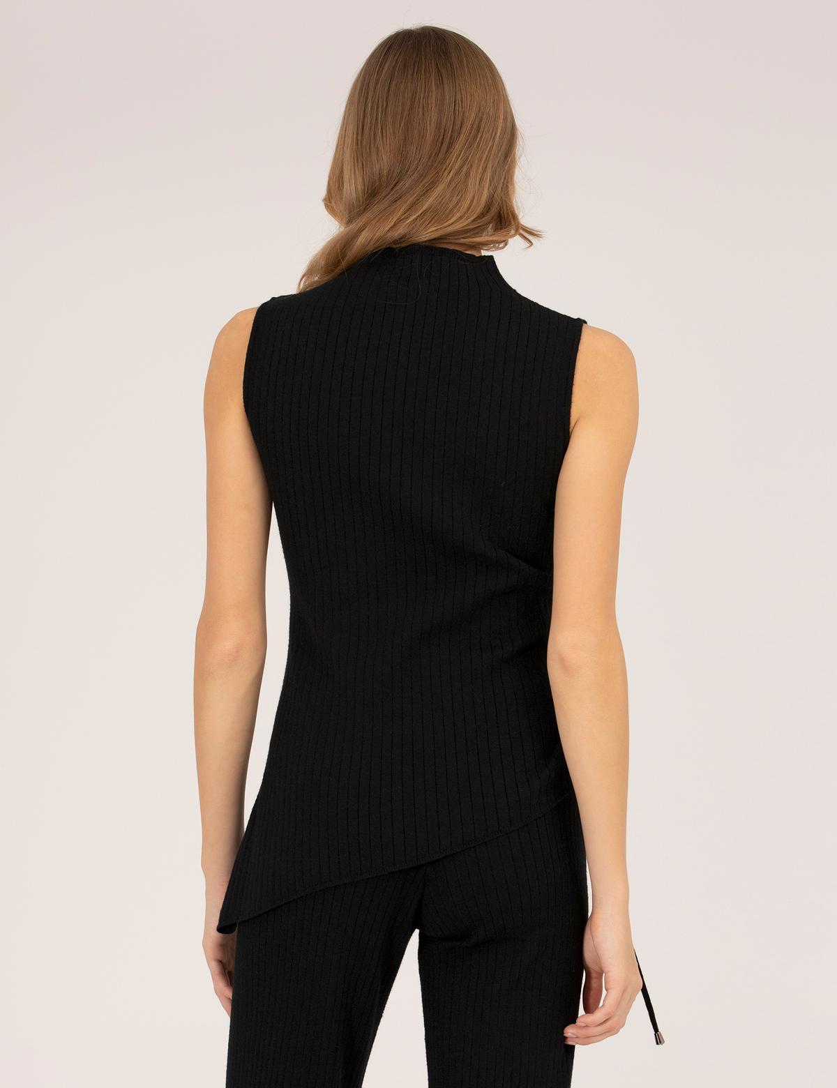 Siyah Slim Fit Kazak - 50275751003