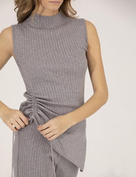 Gri Melanj Slim Fit Kazak - 50275751013