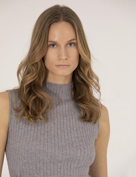 Gri Melanj Slim Fit Kazak - 50275751013