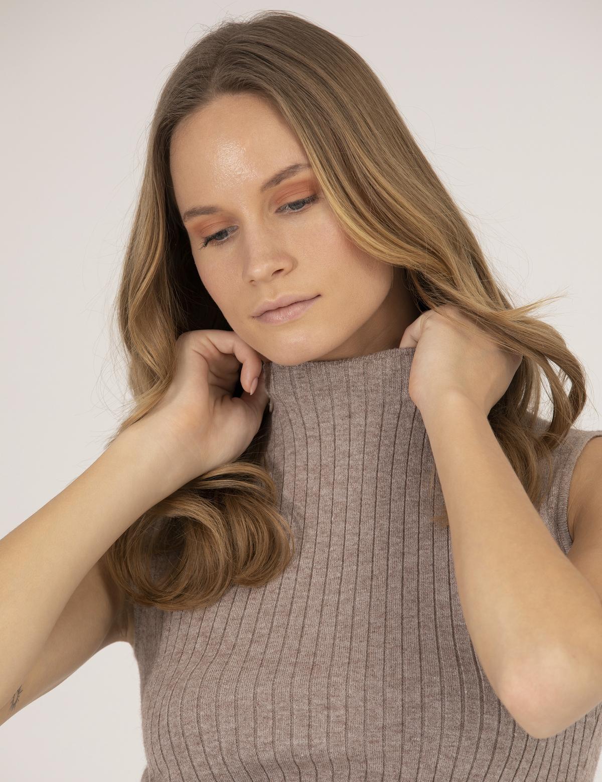 Vizon Melanj Slim Fit Kazak - 50275751017