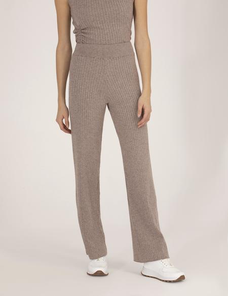 Vizon Melanj Loose Fit Triko Pantolon - 50275752012