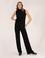 Siyah Loose Fit Triko Pantolon
