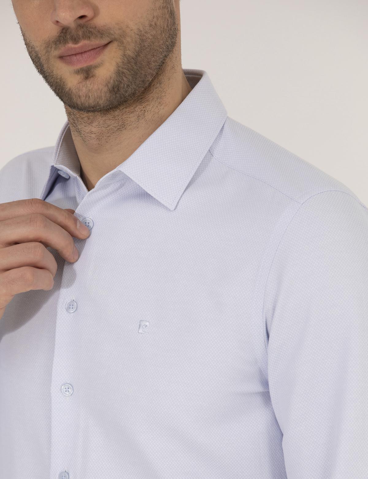 Açık Mavi Slim Fit Uzun Kollu Gömlek - 50265112030