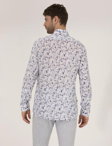 Lacivert Slim Fit Uzun Kollu Gömlek - 50265005037