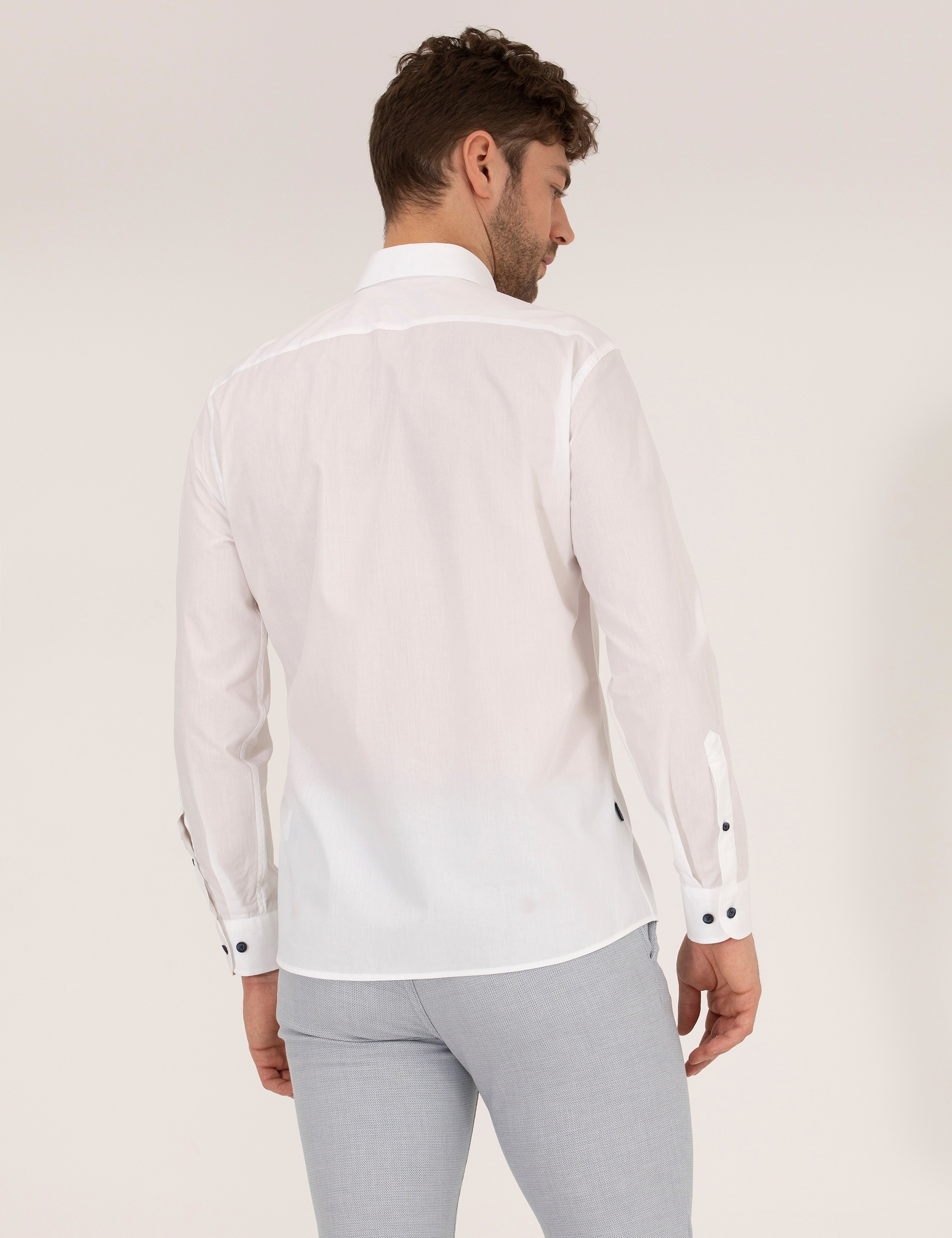 Mavi Regular Fit Uzun Kollu Gömlek