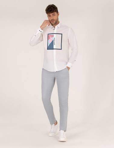Mavi Regular Fit Uzun Kollu Gömlek