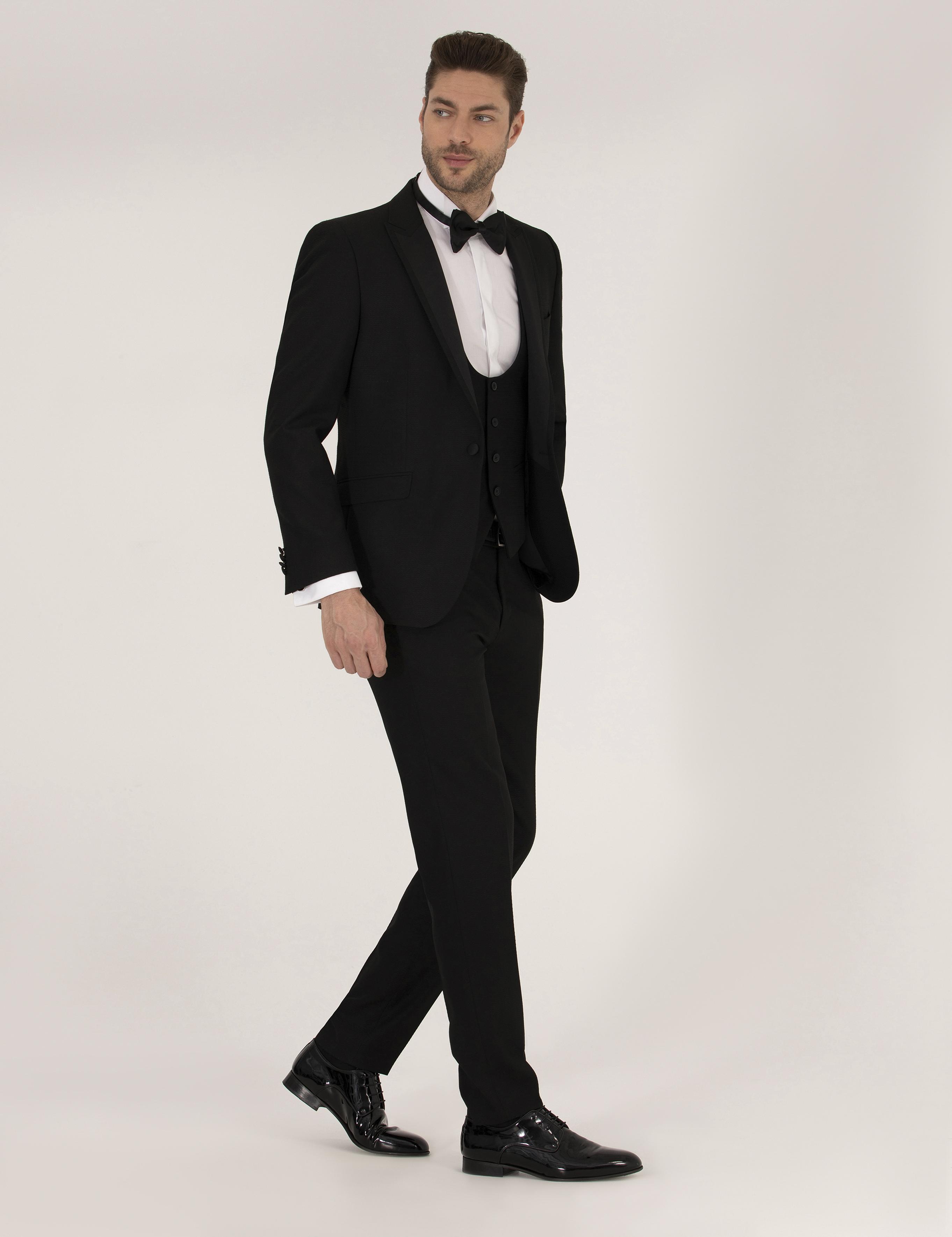 Siyah Smokin Damatlık