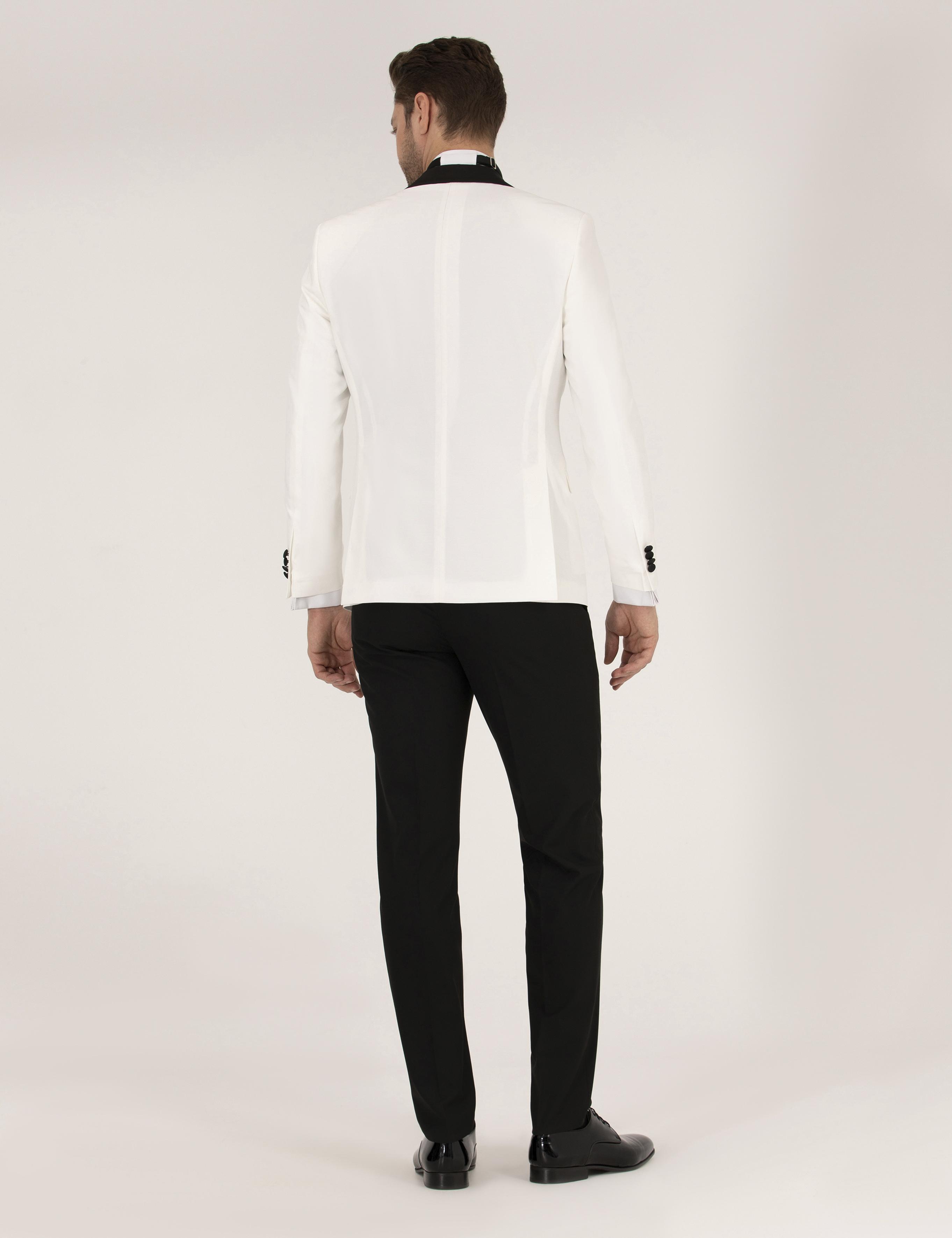 Ekru Ex. Slim Fit Smokin Damatlık