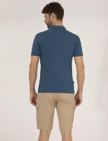 Indigo Slim Fit Polo Yaka Basic Tişört - 50269606062