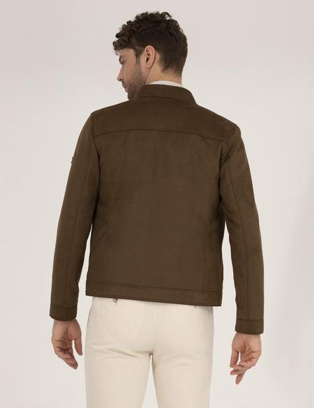 Haki Deri Ceket - 50273467009