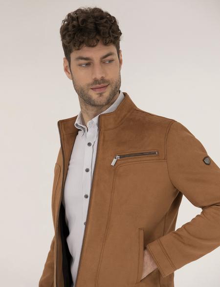 Taba Deri Ceket - 50273467016