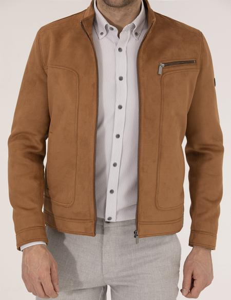 Taba Deri Ceket - 50273467016