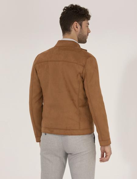 Taba Deri Ceket - 50273467016