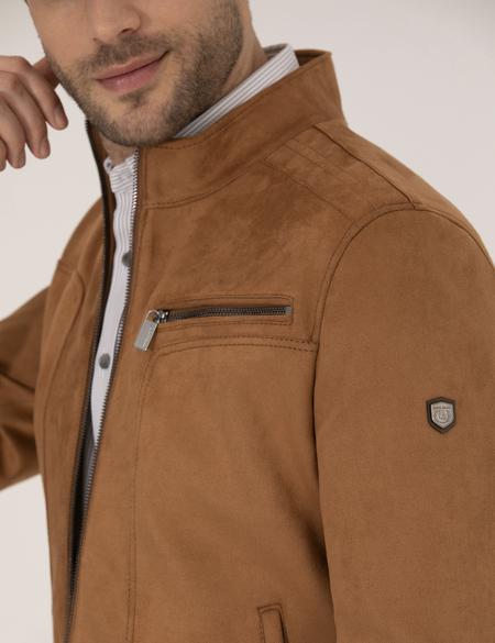 Taba Deri Ceket - 50273467016