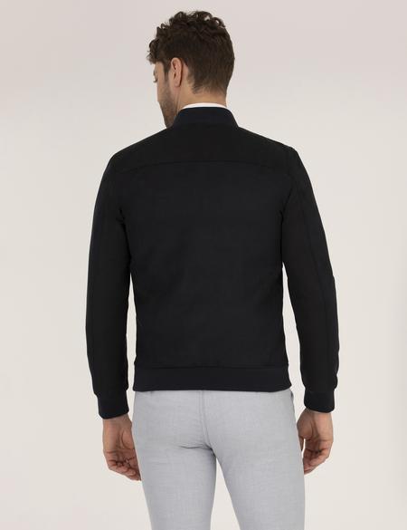 Lacivert Deri Ceket - 50273468012