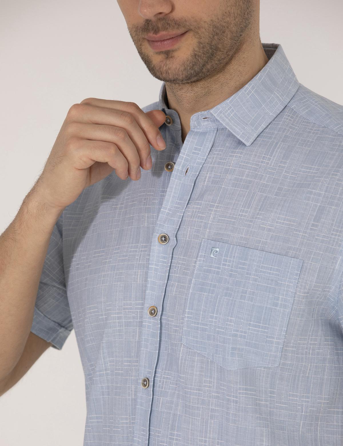 Mavi Regular Fit Kısa Kollu Gömlek - 50255267019