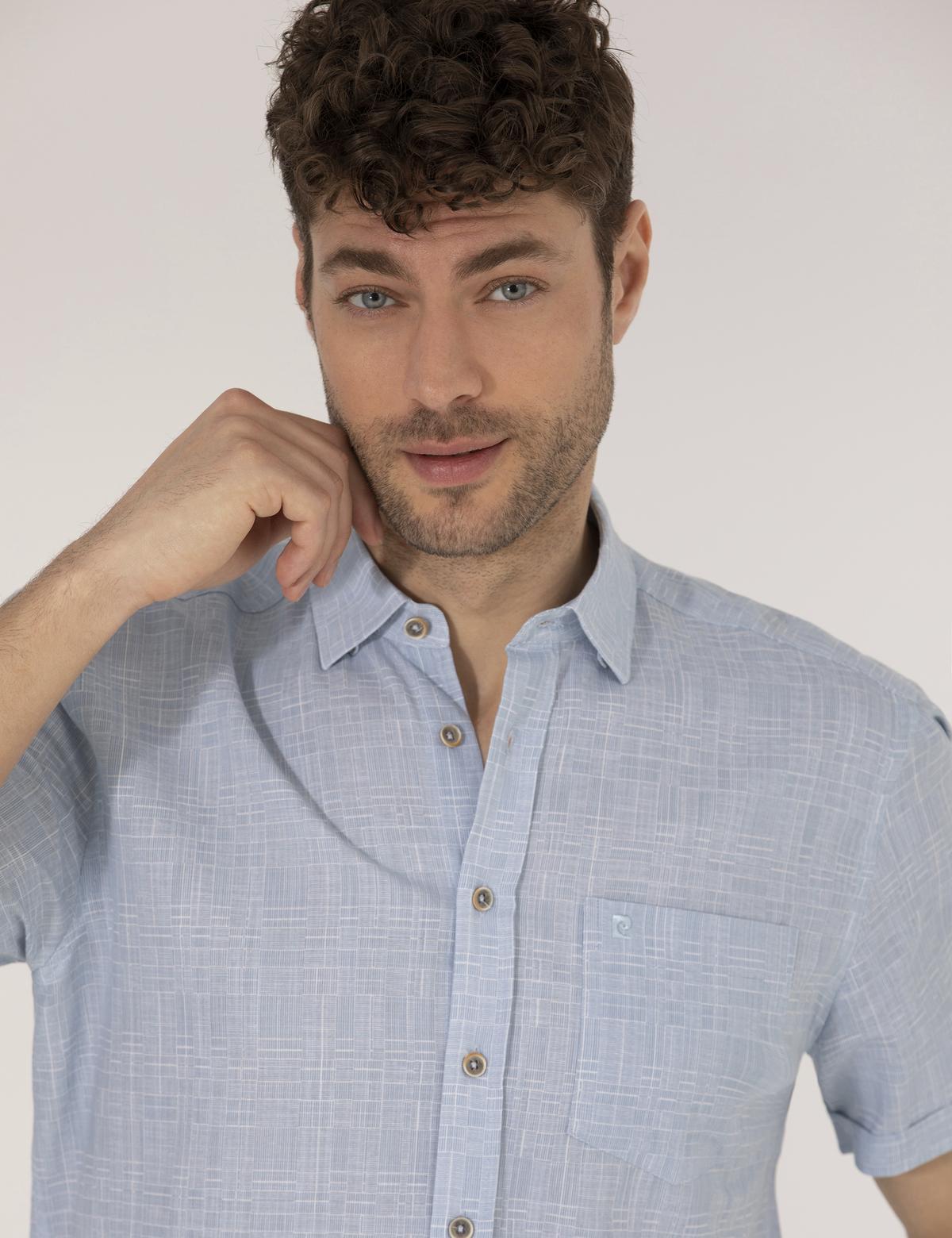 Mavi Regular Fit Kısa Kollu Gömlek - 50255267019