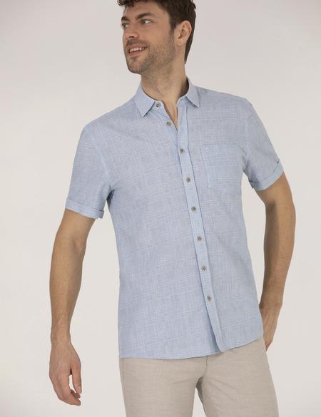 Mavi Regular Fit Kısa Kollu Gömlek - 50255267019