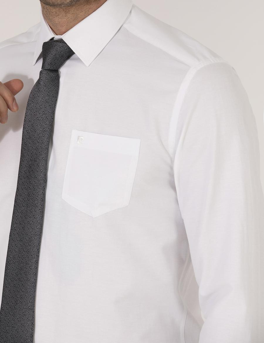 Beyaz Regular Fit Uzun Kollu Klasik Gömlek