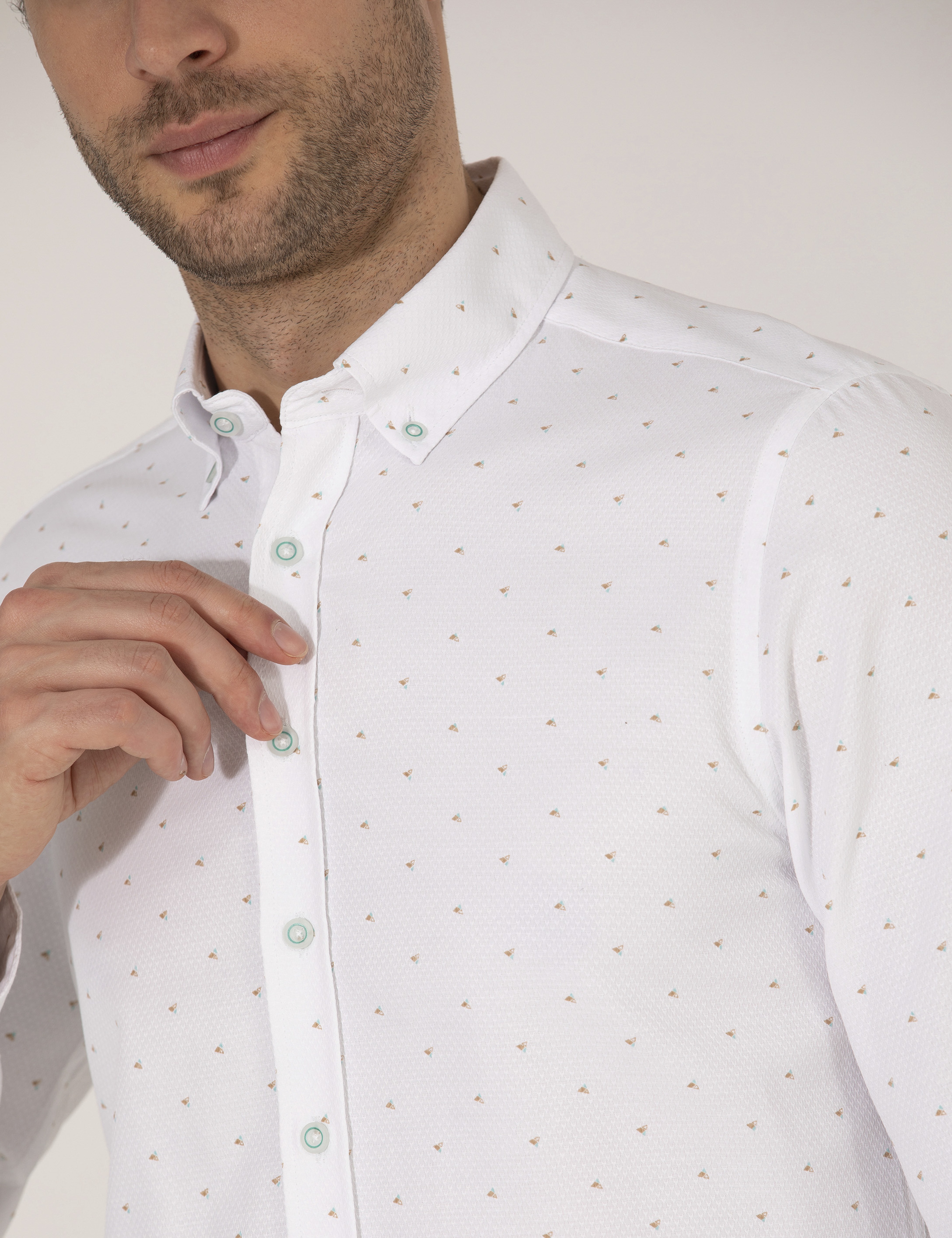 Aqua Slim Fit Uzun Kollu Gömlek