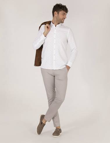 Aqua Slim Fit Uzun Kollu Gömlek