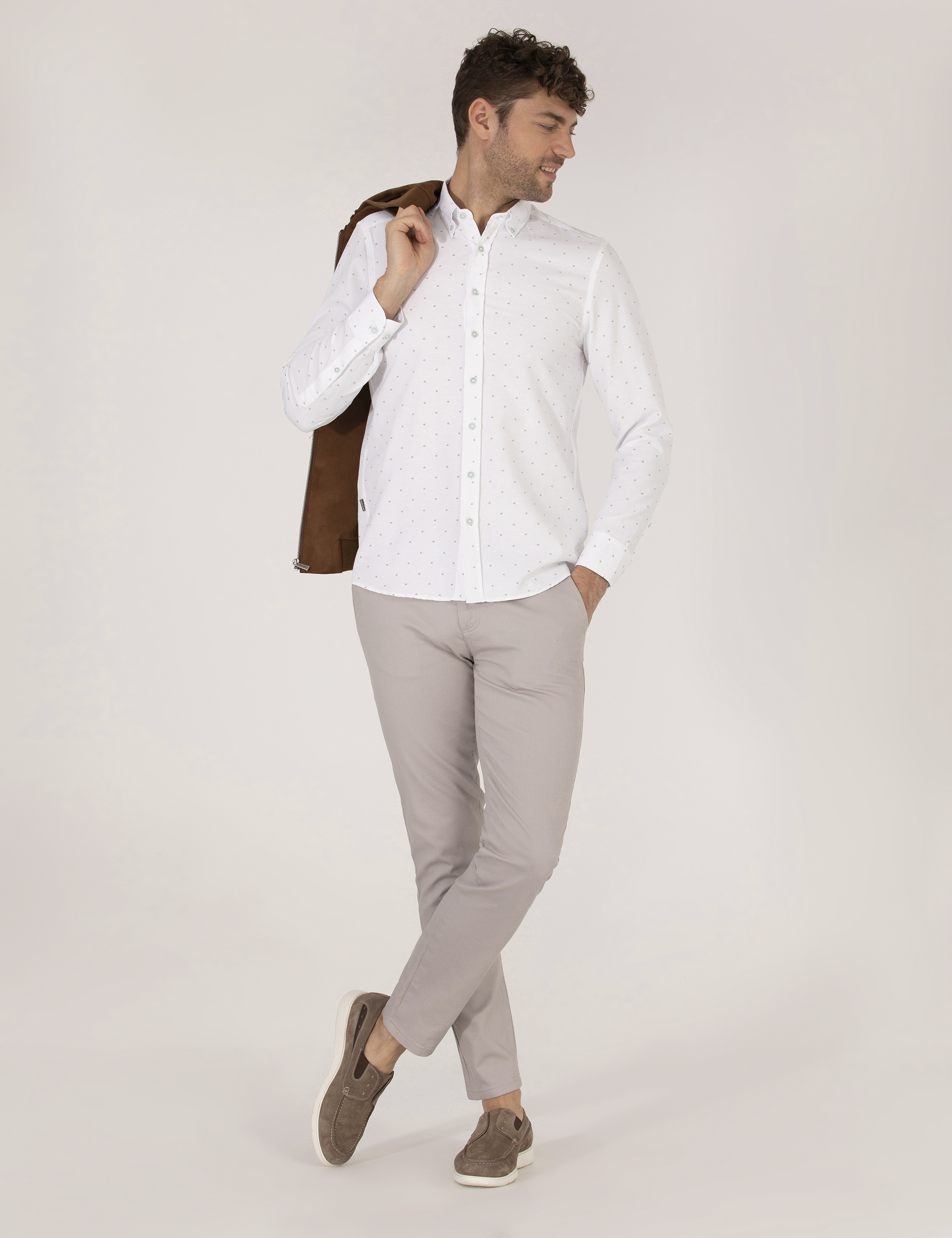 Aqua Slim Fit Uzun Kollu Gömlek