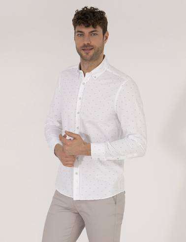 Aqua Slim Fit Uzun Kollu Gömlek