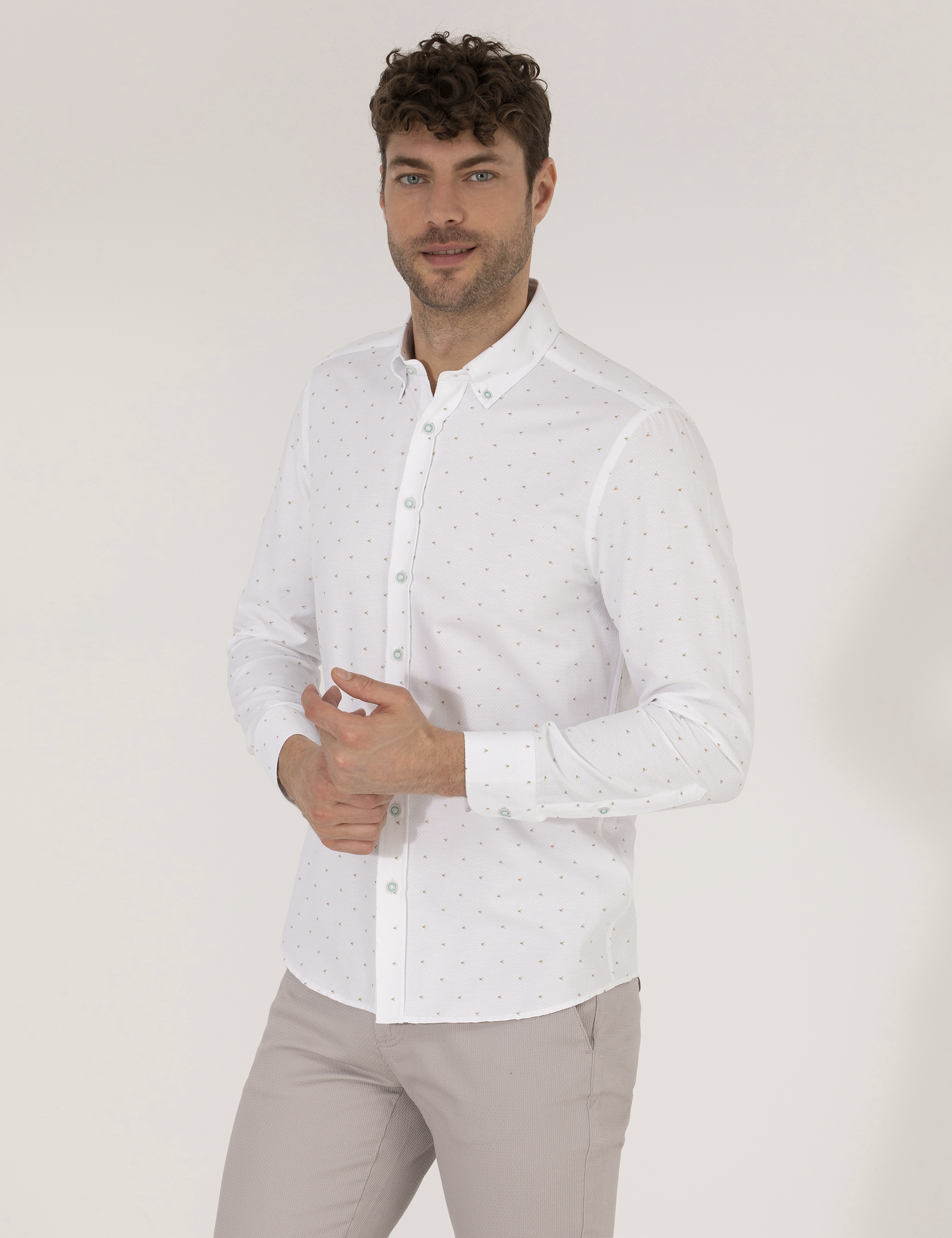 Aqua Slim Fit Uzun Kollu Gömlek