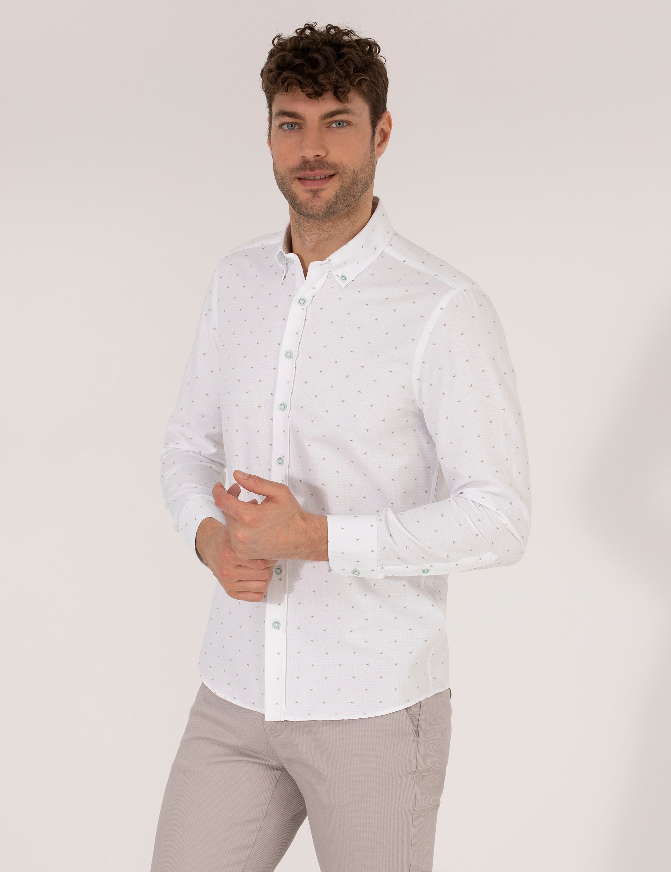 Aqua Slim Fit Uzun Kollu Gömlek