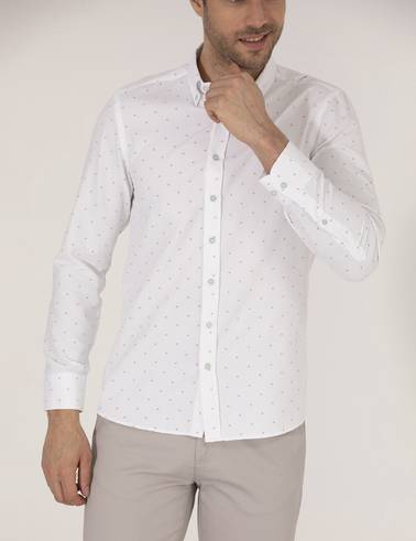 Aqua Slim Fit Uzun Kollu Gömlek