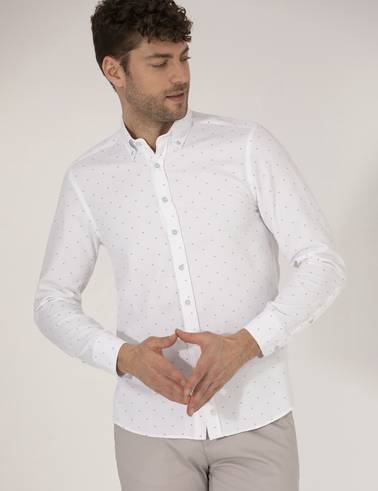 Aqua Slim Fit Uzun Kollu Gömlek